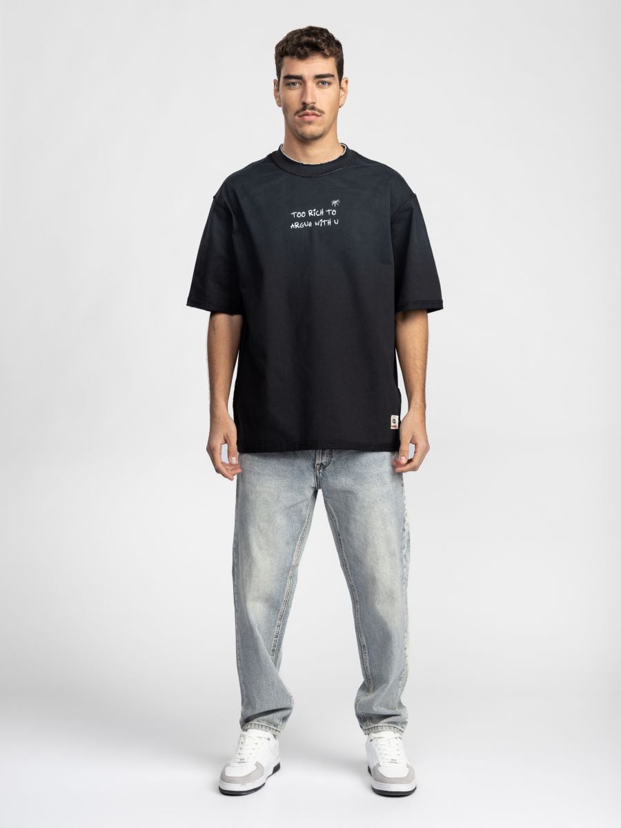 טישרט אובר סייז לגבר RICH