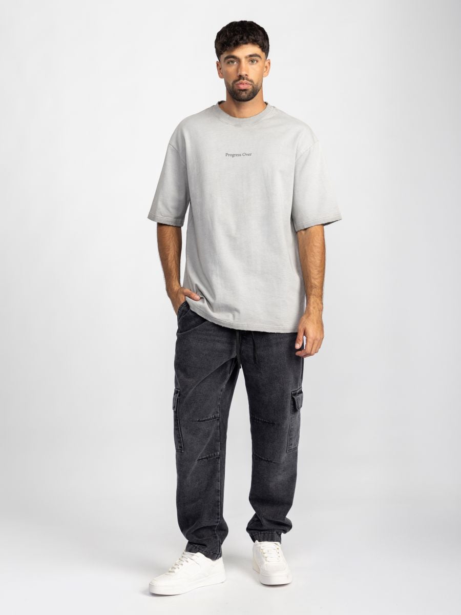 טישרט אובר סייז PROGRESS OVER