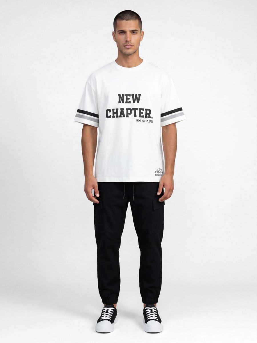 טי שירט אוברסייז NEW CHAPTER