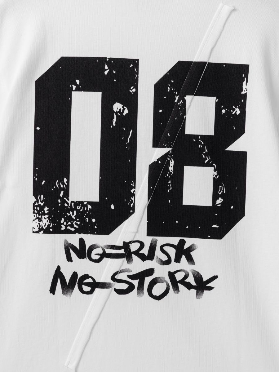 טישרט אובר סייז NO RISK NO STORY