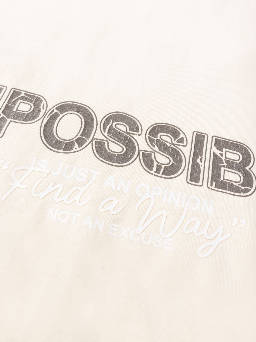 טישרט אובר סייז  IMPOSSIBLE