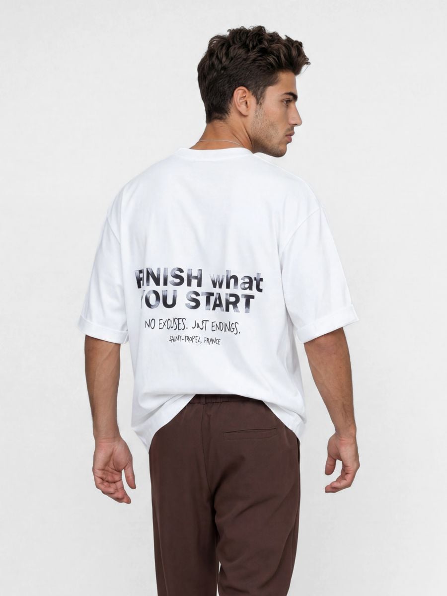 טישרט אובר סייז FINISH