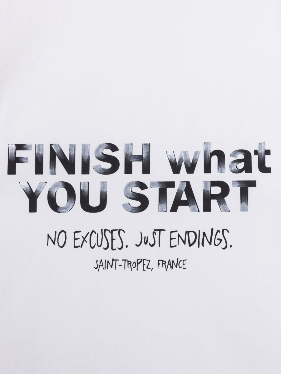 טישרט אובר סייז FINISH