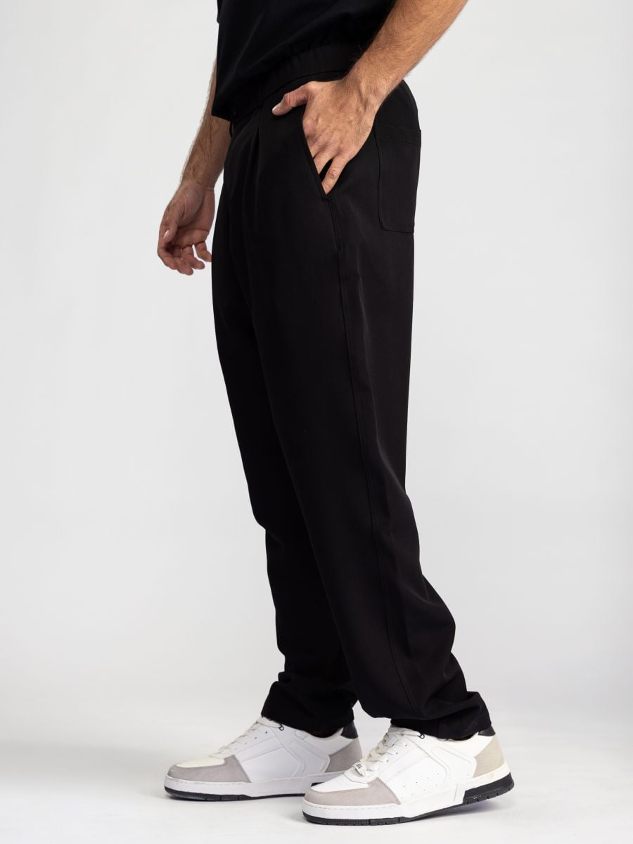 מכנסי ערב עם מותן גומי לגבר