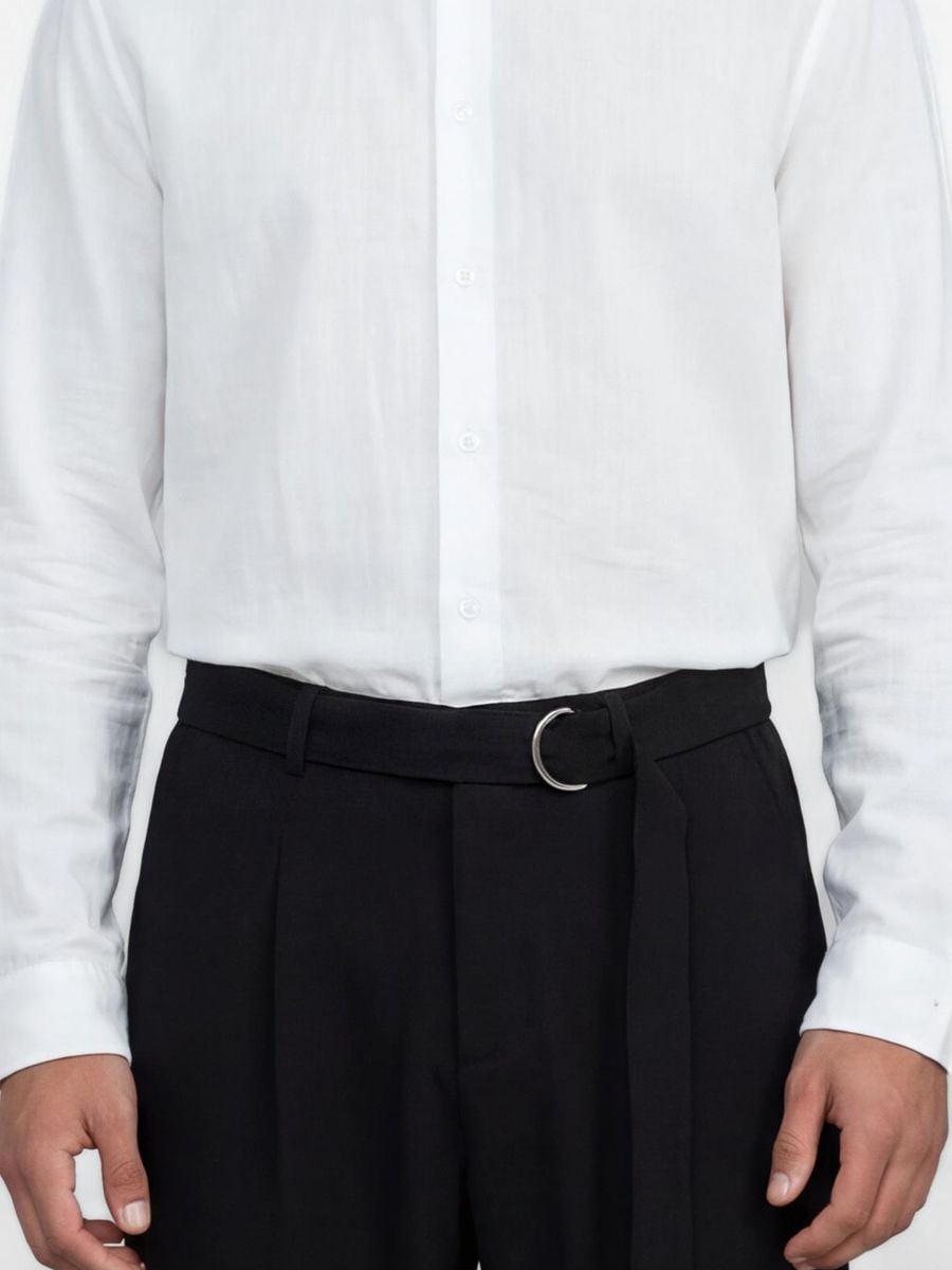 מכנסי ערב לגבר עם חגורת קשירה