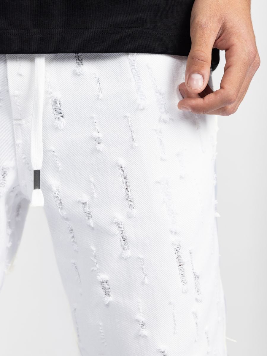 מכנסי בד לגבר בטקסטורה פרומה