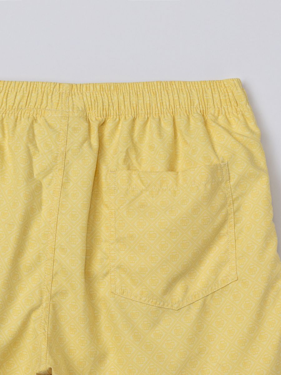 בגד ים שורטס עם גומי במותן