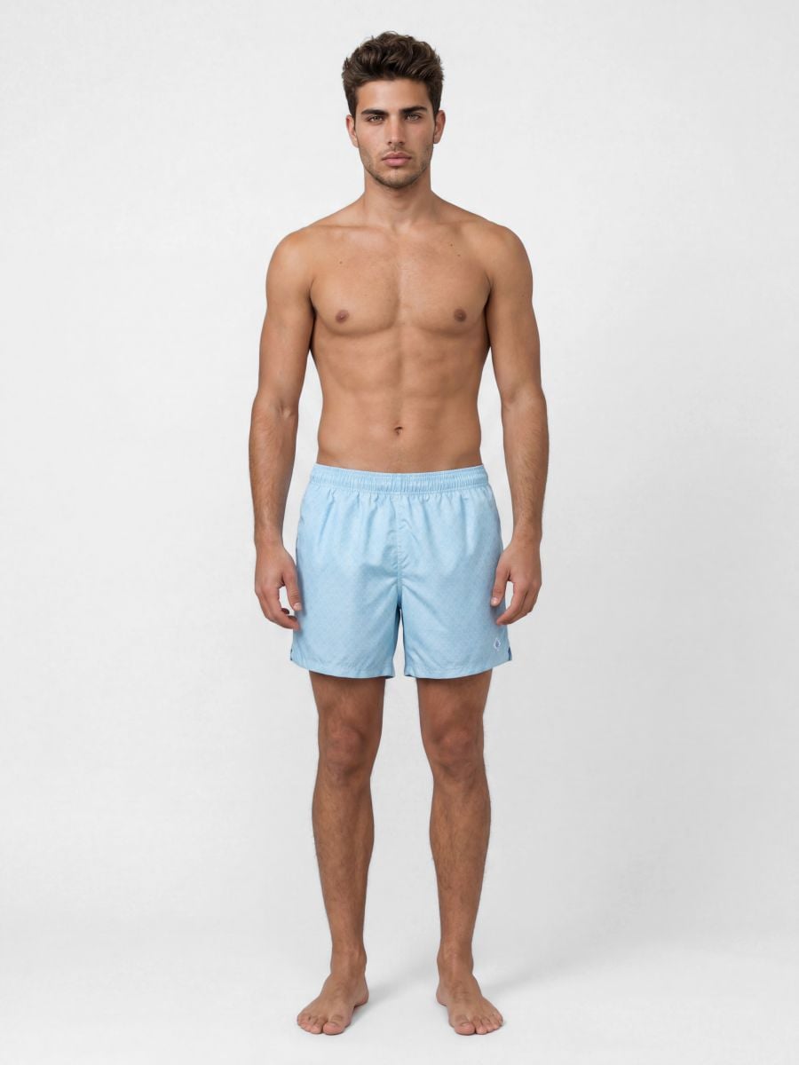 בגד ים שורטס עם גומי במותן