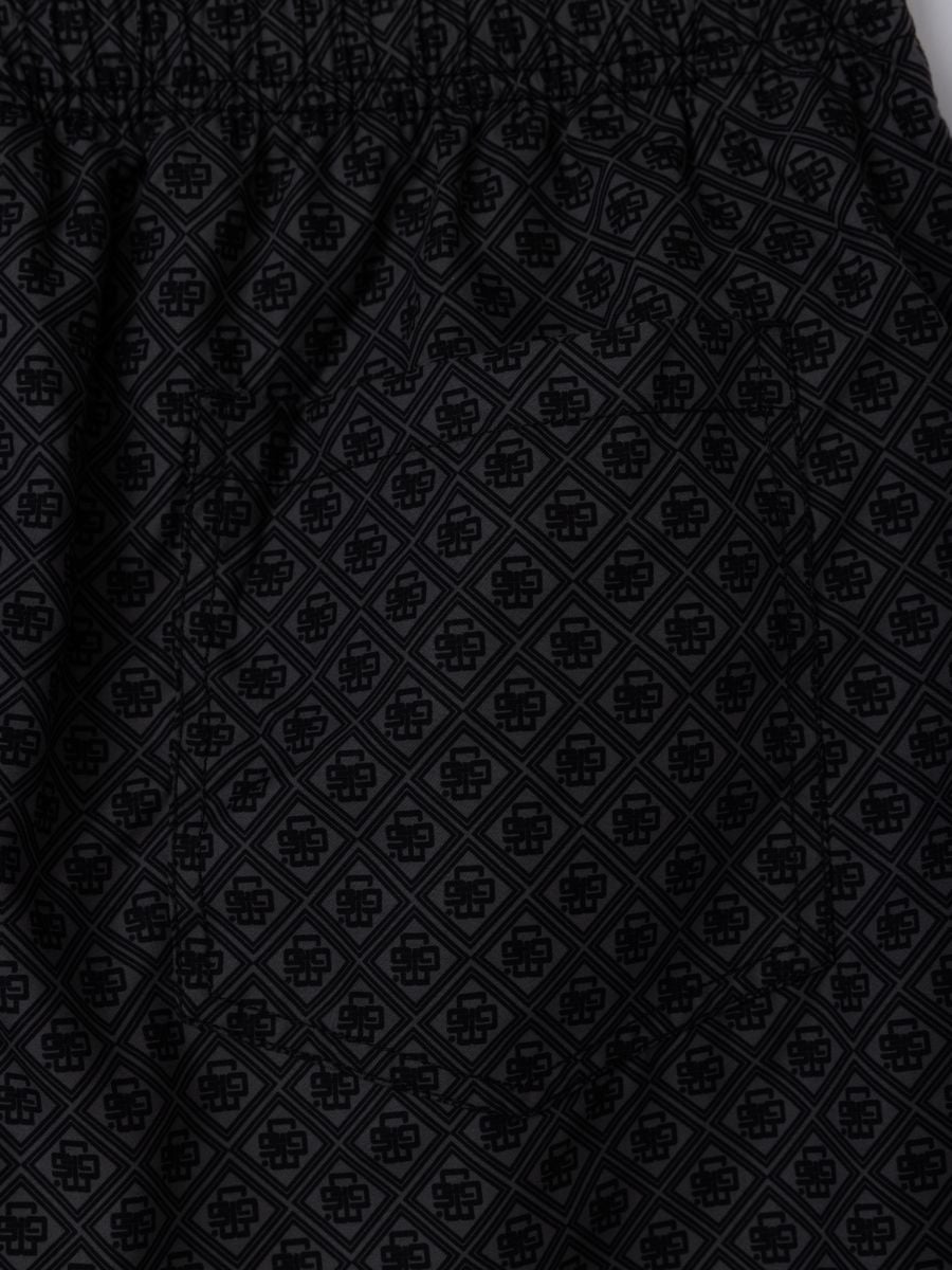 בגד ים שורטס עם גומי במותן